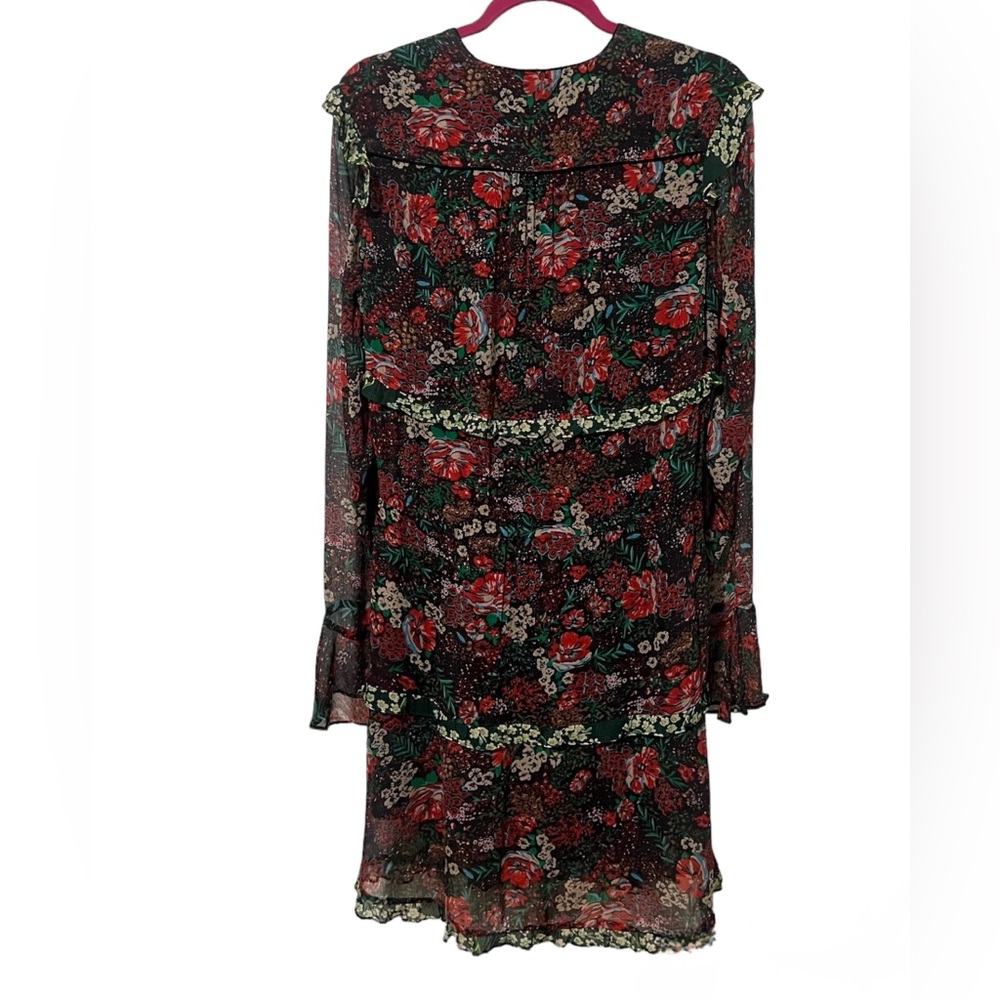 Scotch & Soda Leopard & Lillies Mini Dress from Anthropologie (Size 2) - Picture 5 of 13